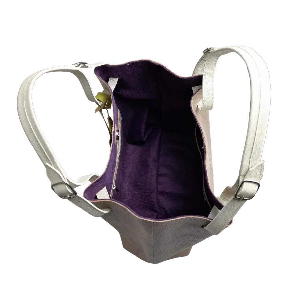 Bolso de mano Adelle Taupe para mujer de cuero