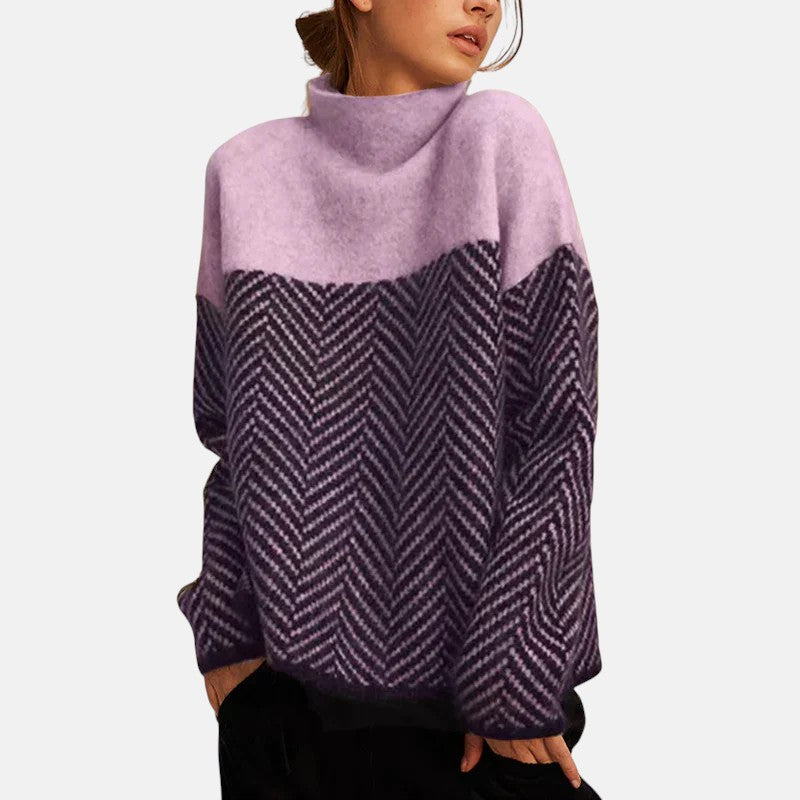 Norah | Cotton Roll Neck Jumper