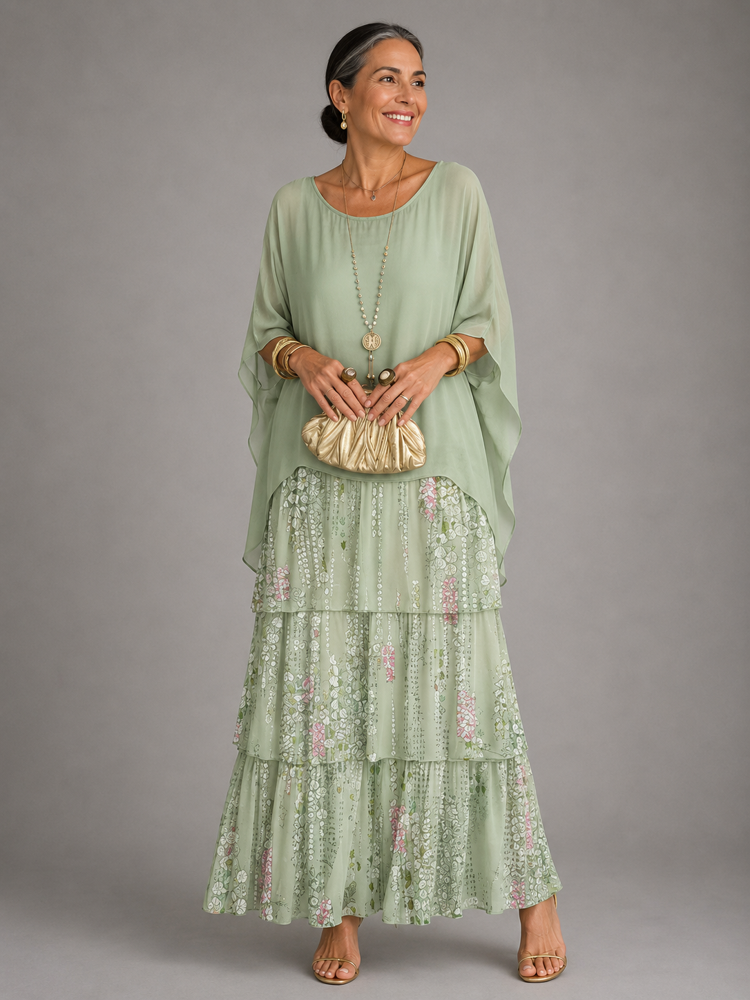Lara | Vestido Maxi Fluido Elegante