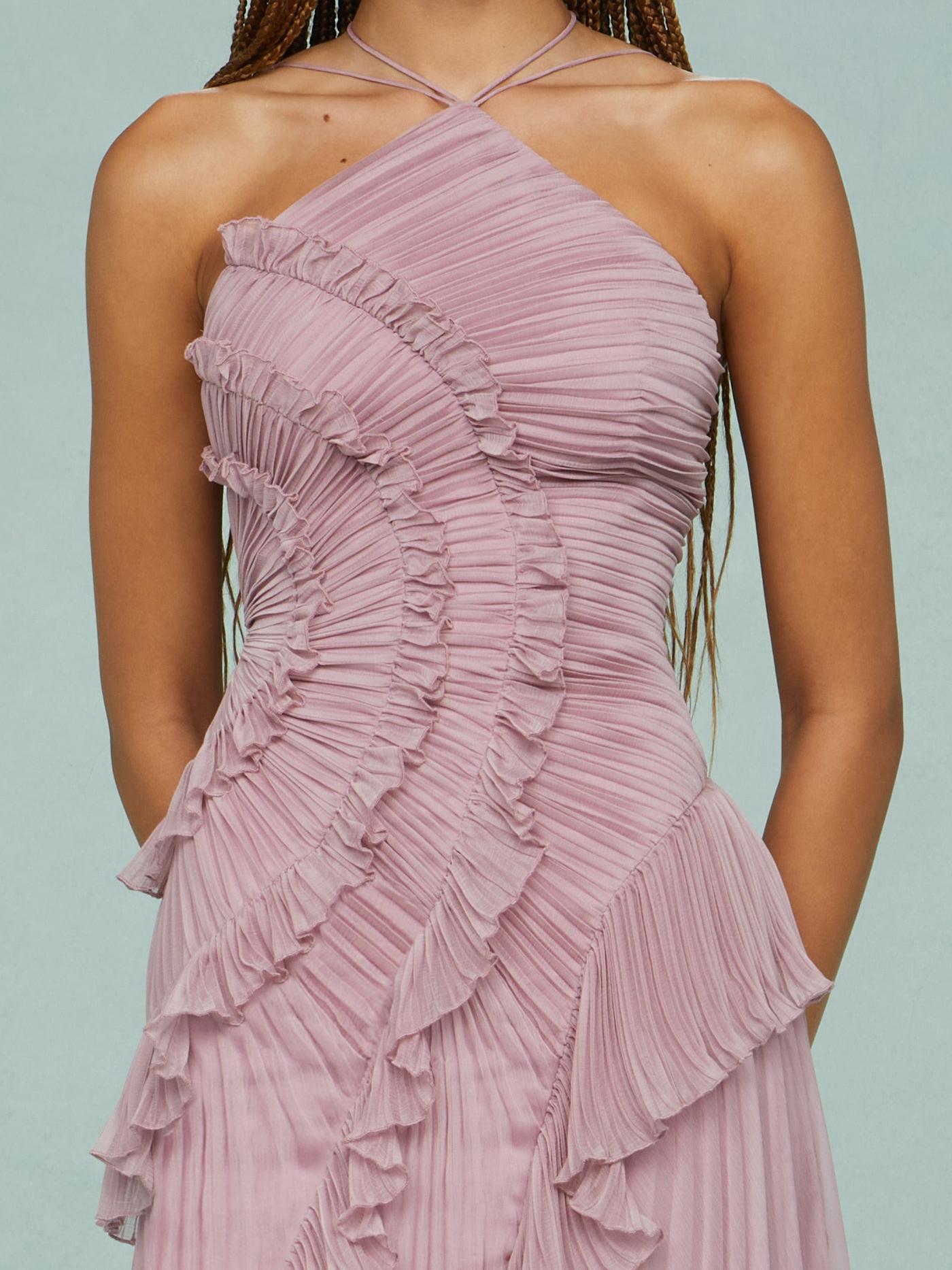 Maréa – Ocean Whirlpool Maxi Dress