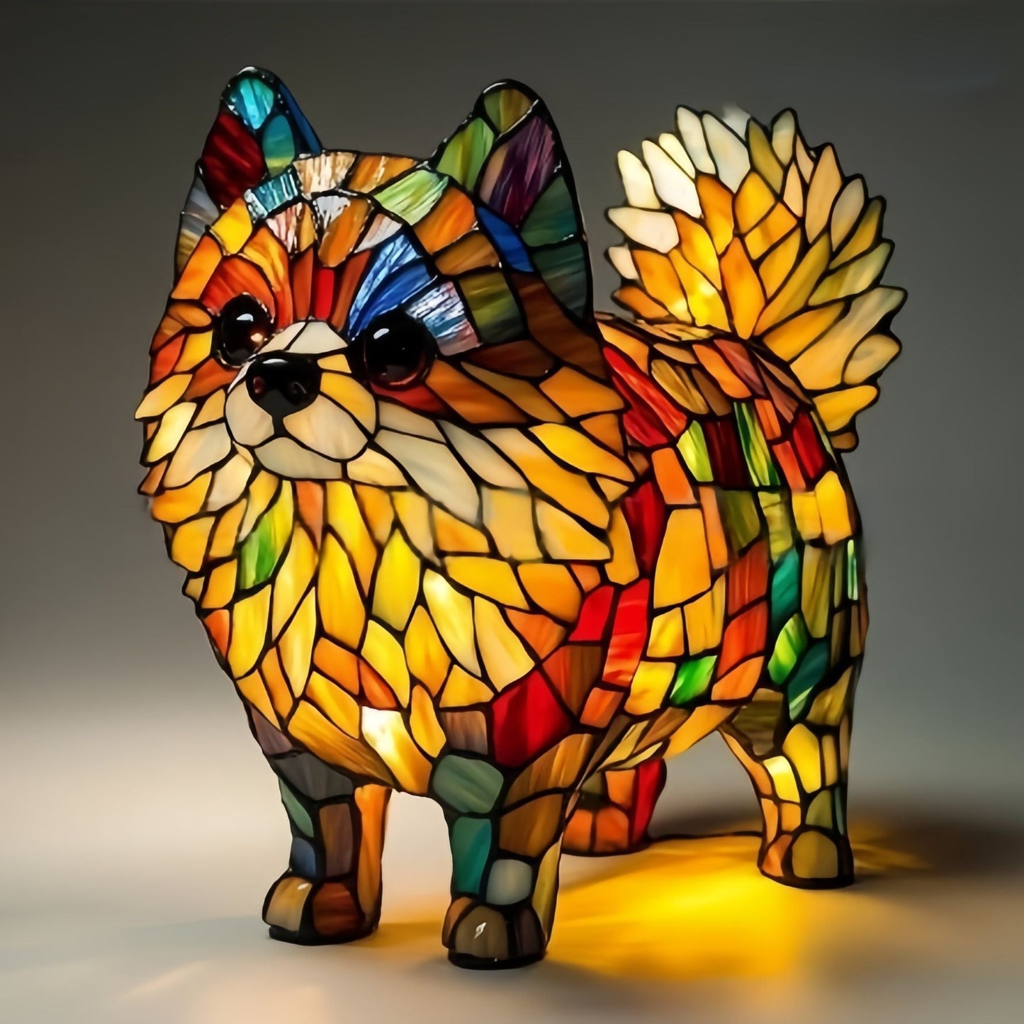 Fifi | Lámpara para perro Magisk en vidrio coloreado