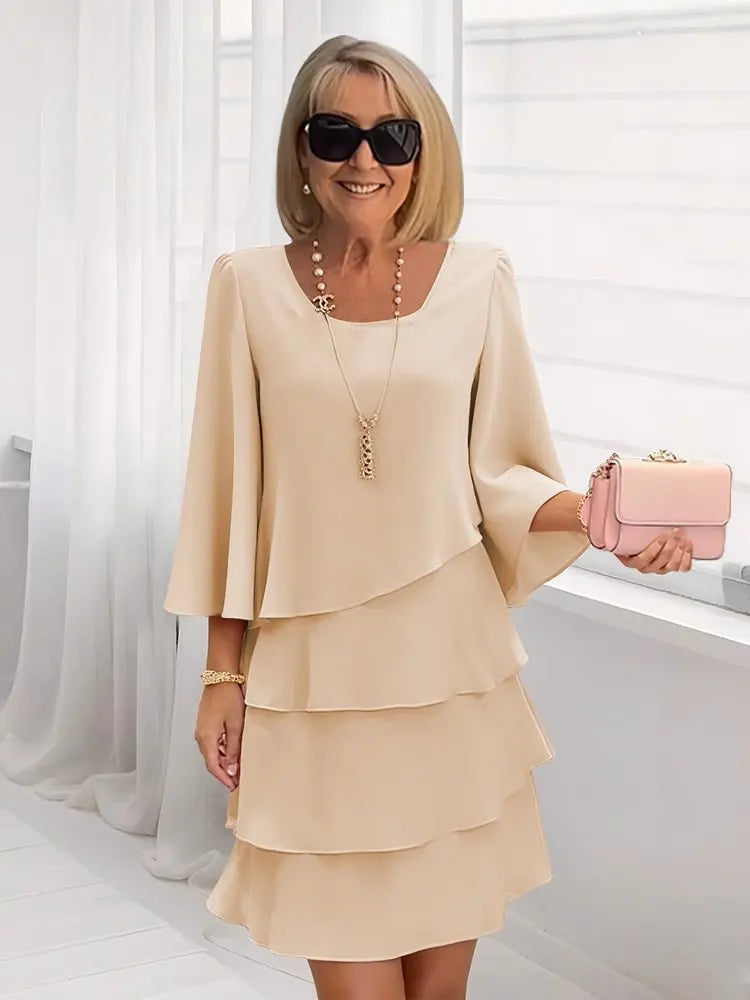 Catherine | Vestido de Volantes de Confort Elegante