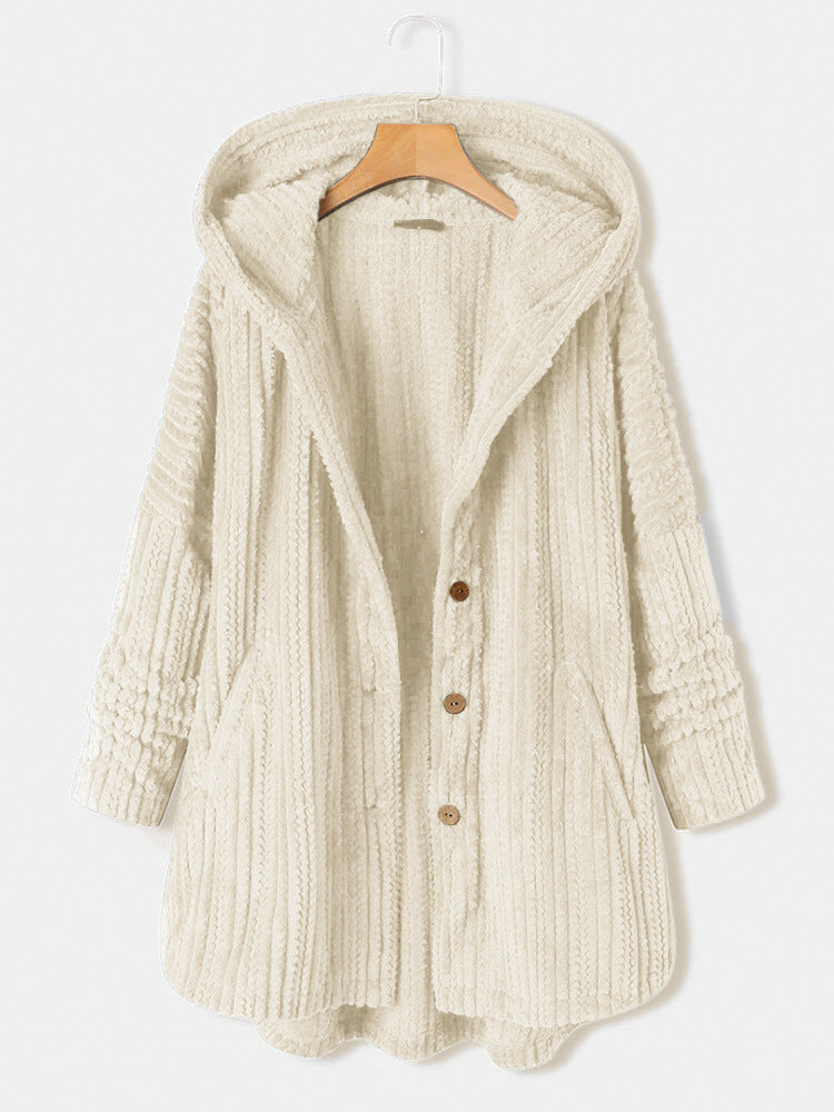 Manuela™ - Abrigo de invierno con solapa