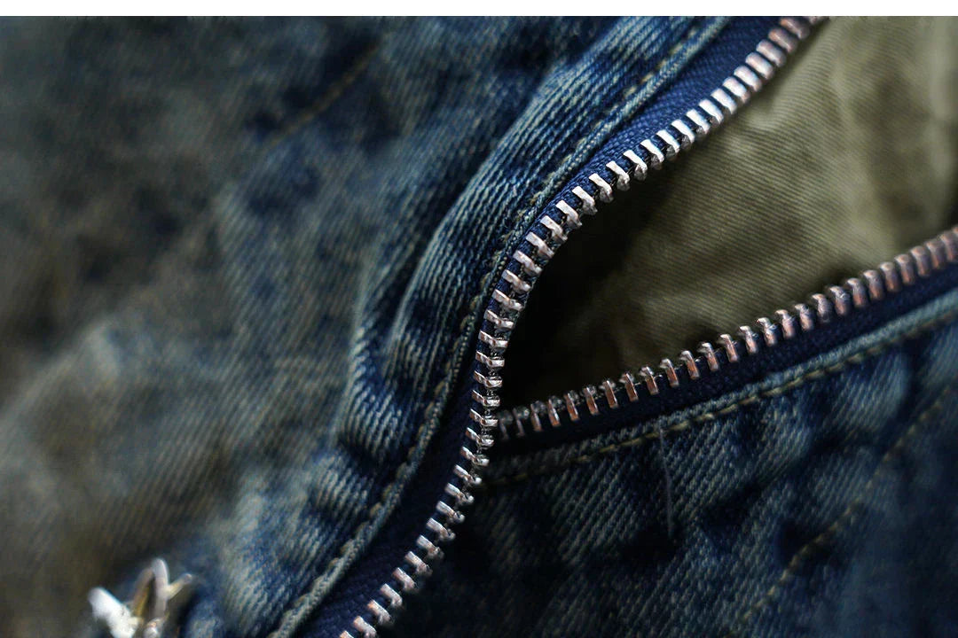 Laurent™ | Pantalones Baggy de Denim con Cintura