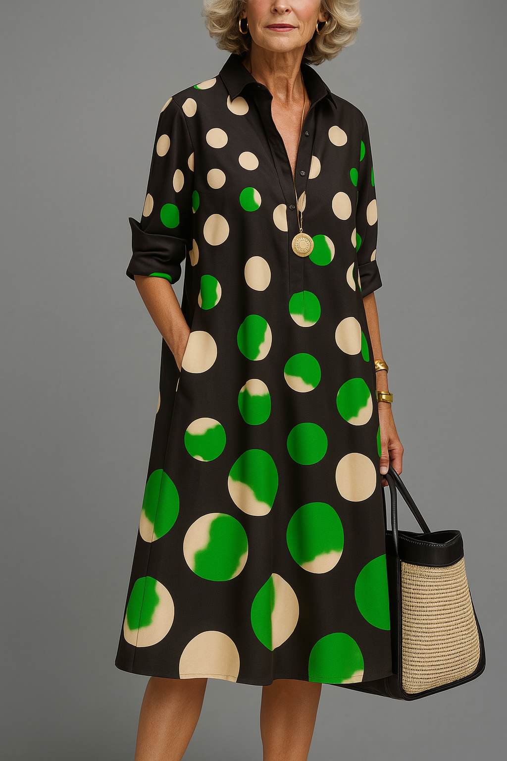 Vestido Midi cuidado y estiloso