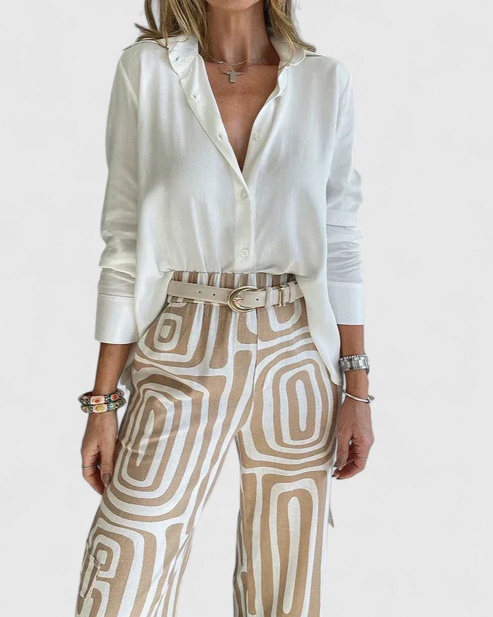 Kira | Elegante conjunto de dos piezas (INCLUYE UN CINTURÓN COMO REGALO)