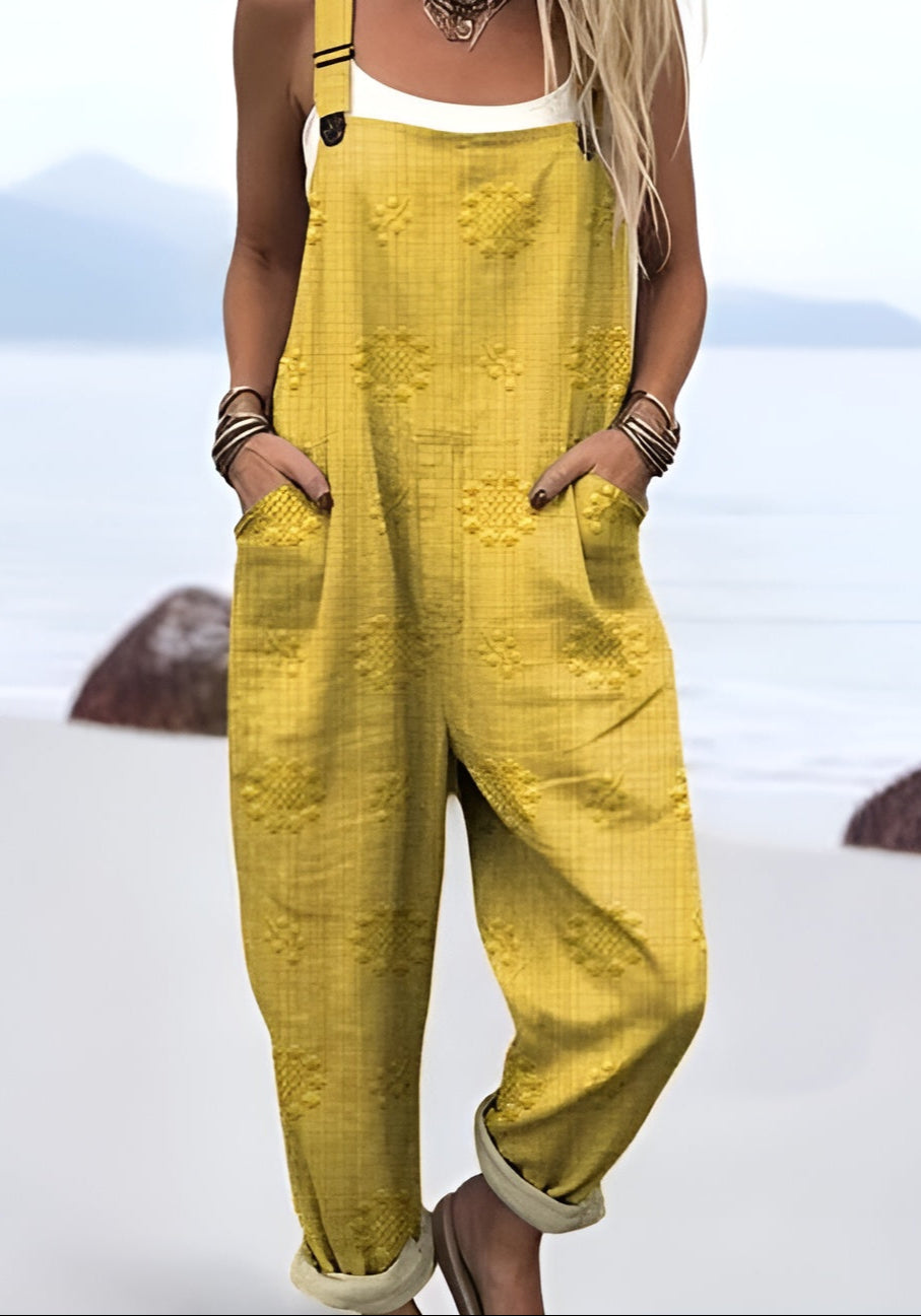 Maj | Pantalones de tirantes tejidos con bolsillos