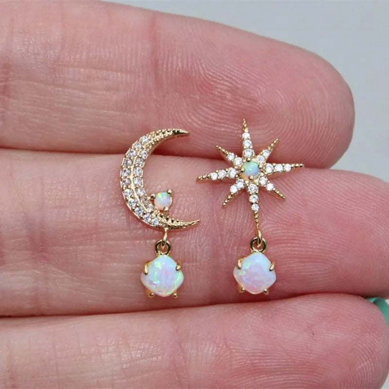 Pendientes de Perla Clásicos Estrella