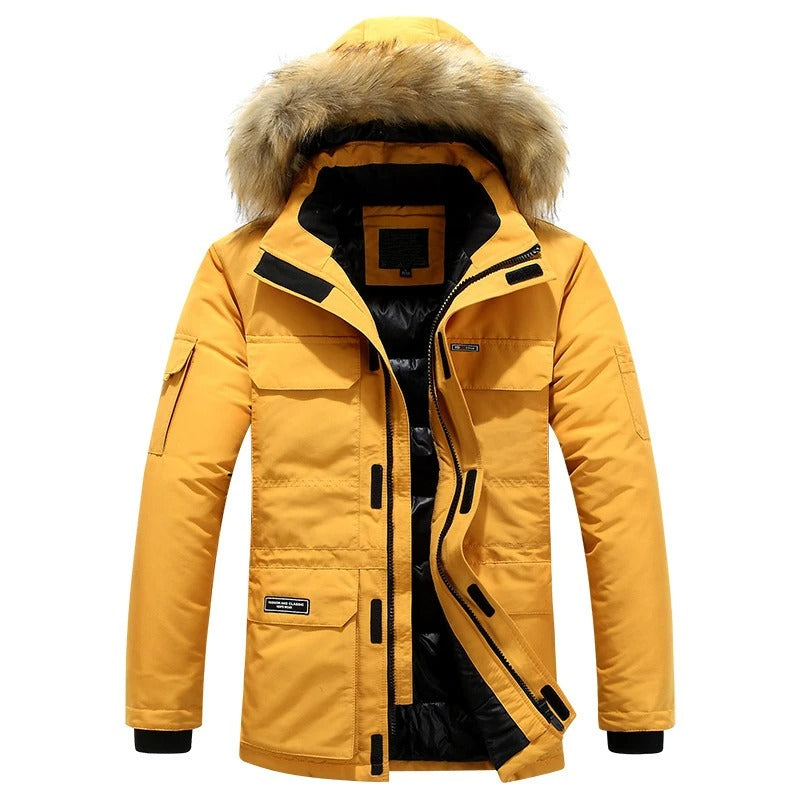 Elegante chaqueta de invierno para hombre