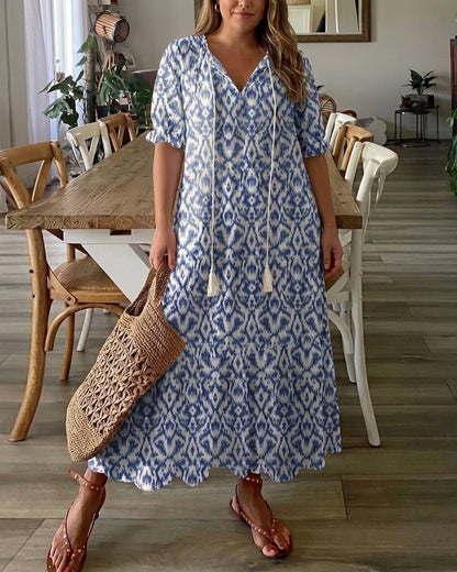 Rosalind | Vestido Boho de Cobertura para el Abdomen