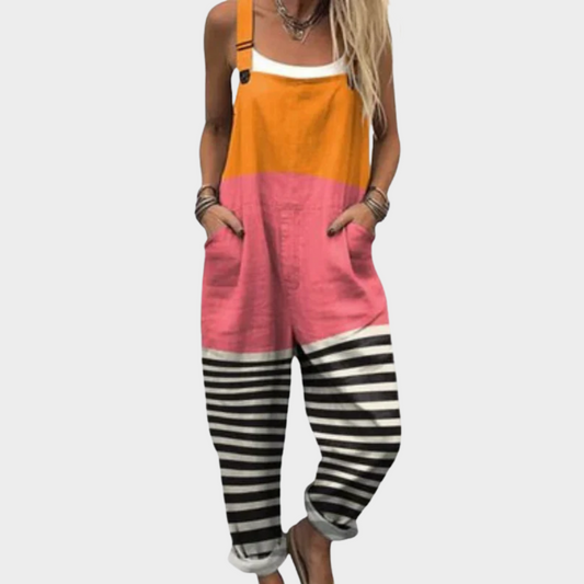 Comfortable Printed Dungarees