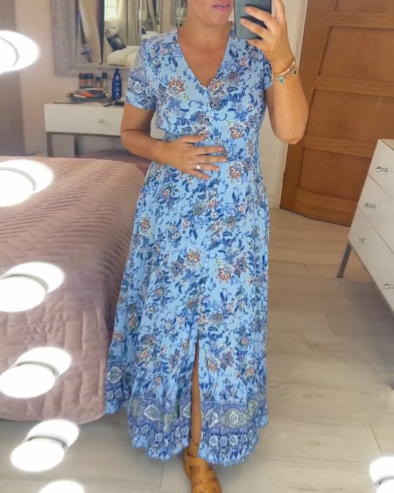 Connie | Floral Maxi Dress