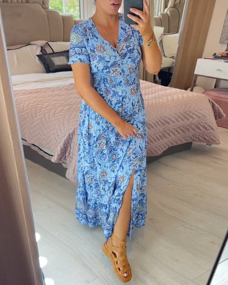 Connie | Floral Maxi Dress