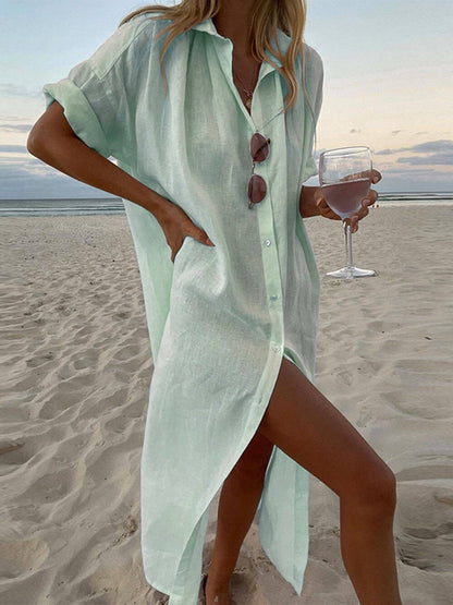Edelyn - Maxi Shirt Dress