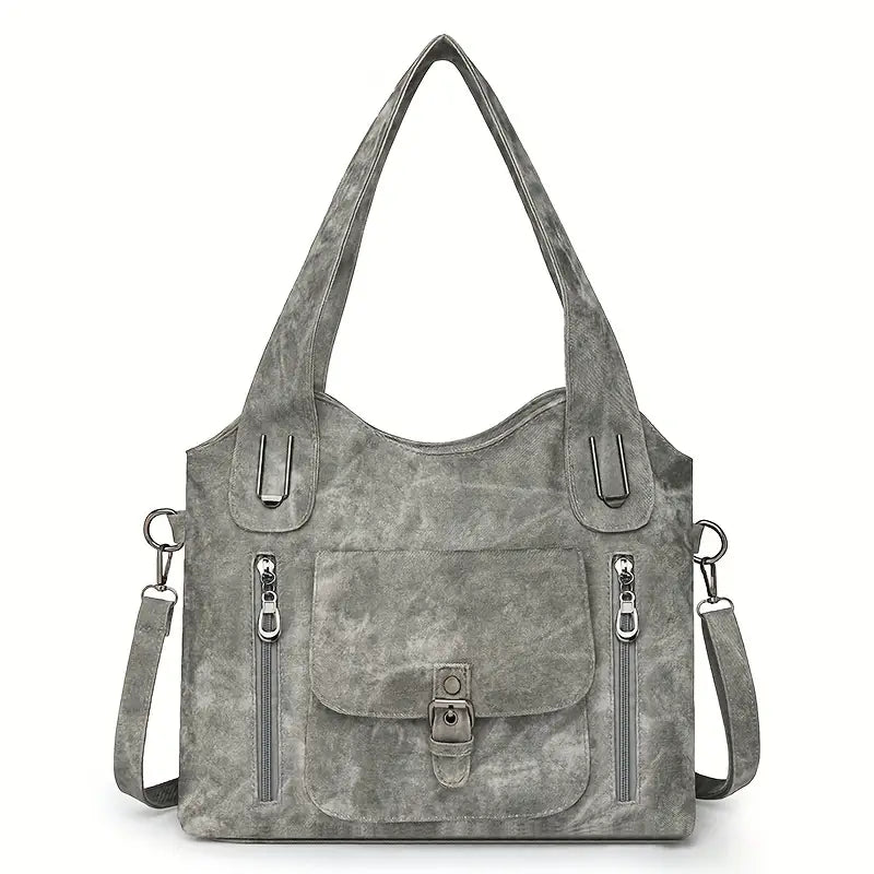 Amplia bolsa de hombro retro de Emilia