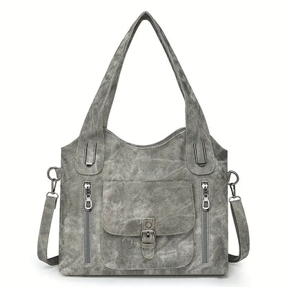 Amplia bolsa de hombro retro de Emilia