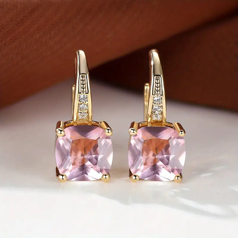 Pendientes de aro Mystic Stone | Oro
