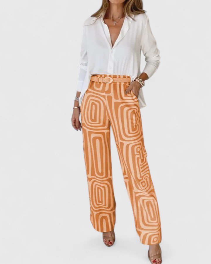 Kira | Elegante conjunto de dos piezas (INCLUYE UN CINTURÓN COMO REGALO)