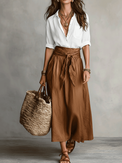 Sara | Conjunto de Falda Boho de Elegancia Sin Esfuerzo