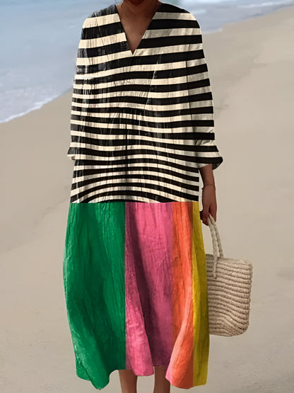 Vestido estampado brisa de verano