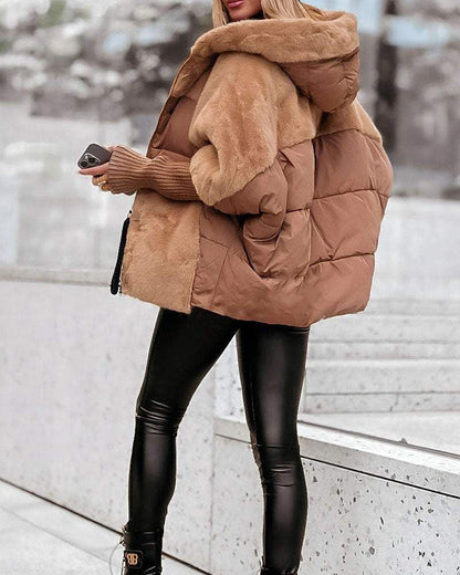 Evie | Comfortable coat with hood
