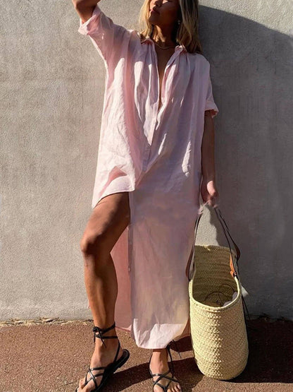 Edelyn - Maxi Shirt Dress