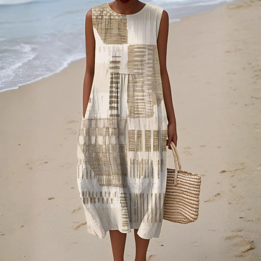 Helena | Abstract Summer Dress