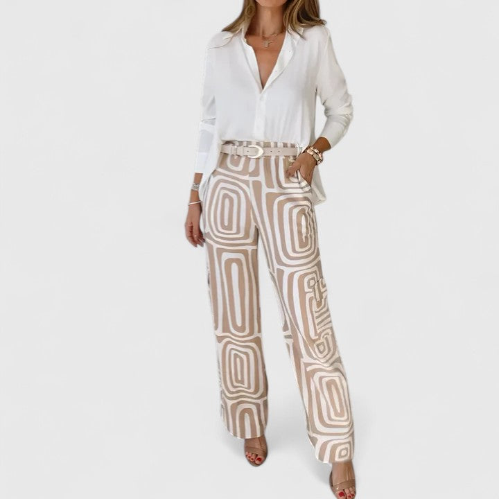 Kira | Elegante conjunto de dos piezas (INCLUYE UN CINTURÓN COMO REGALO)