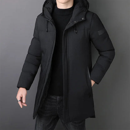 Elegant long jacket for men