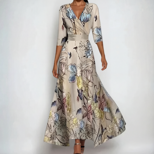 Mallory™ | Vestido Floral de Lujo