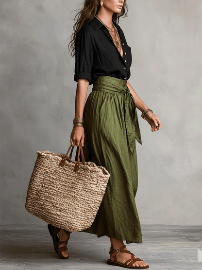Sara | Conjunto de Falda Boho de Elegancia Sin Esfuerzo