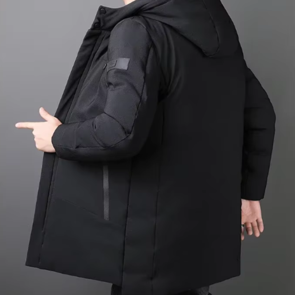 Elegant long jacket for men