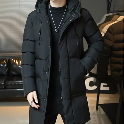 Elegant long winter jacket