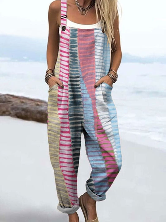 Grace | Coastal Rhythm Jumpsuit