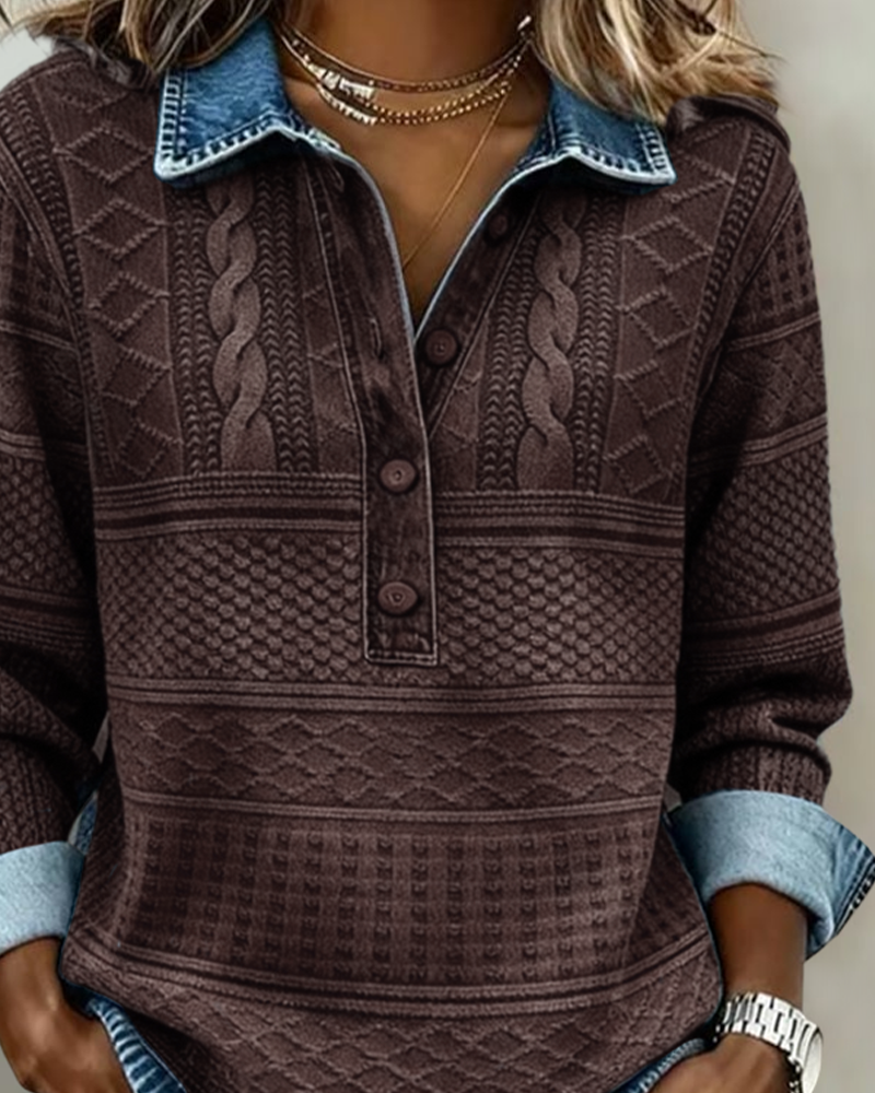 Gwen | Relaxed Half-Breasted Jumper