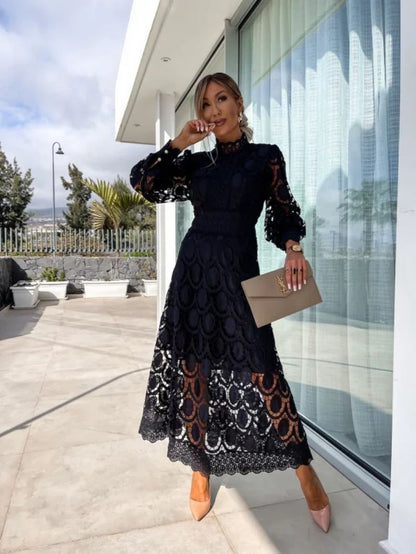 Georgia™ - Elegant French Lace Dress