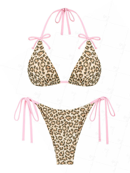 Isabella | Conjunto de bikini de triángulo y escote halter