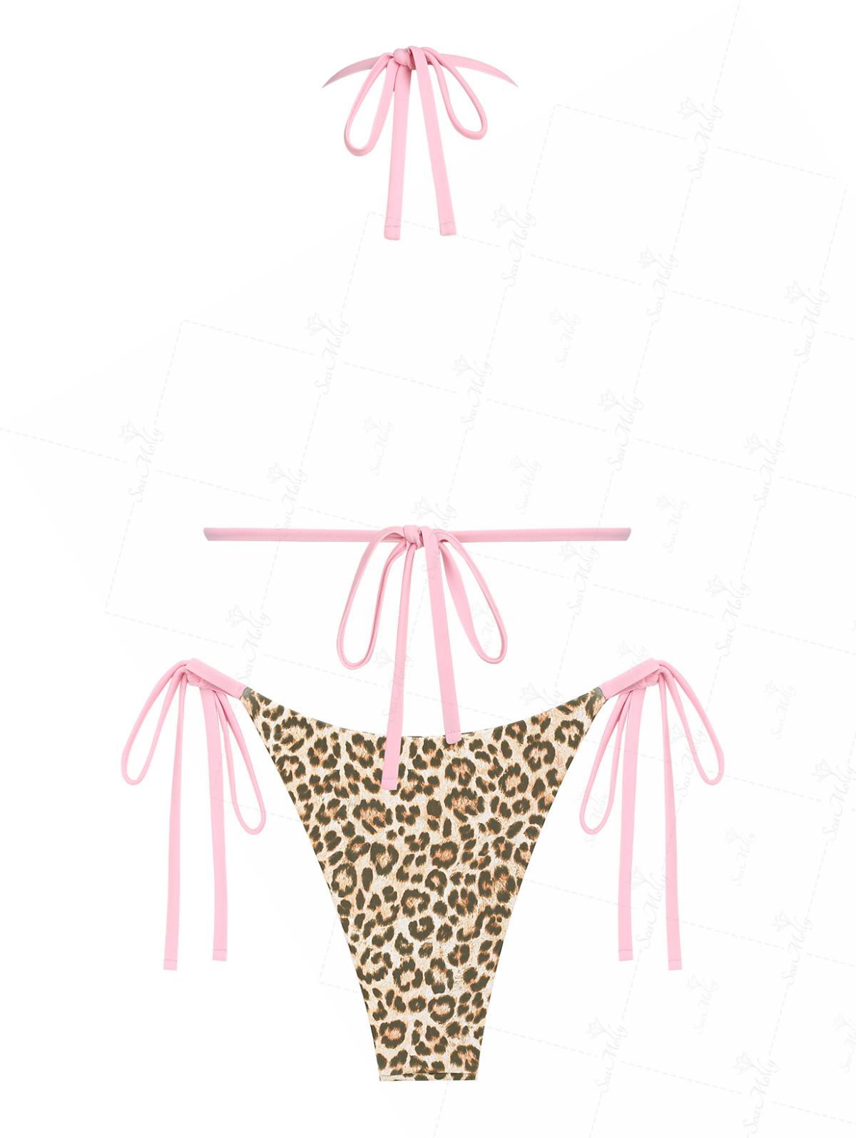 Isabella | Conjunto de bikini de triángulo y escote halter