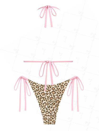 Isabella | Conjunto de bikini de triángulo y escote halter