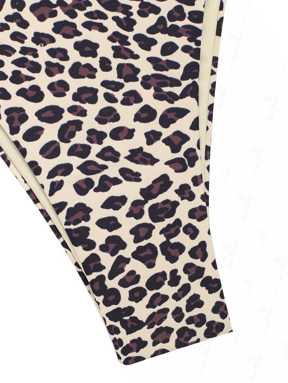 Lola | Conjunto bikini reversible con estampado de leopardo