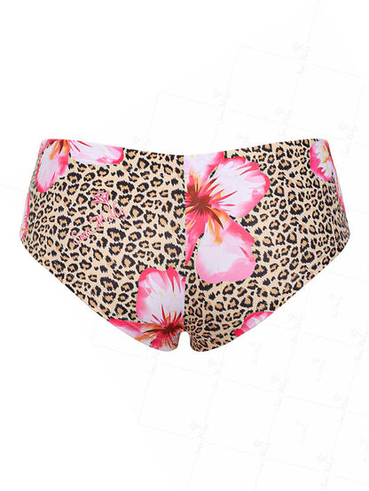 Alma | Short de bikini con motivo selvático y floral