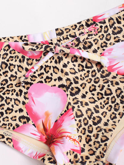 Alma | Short de bikini con motivo selvático y floral