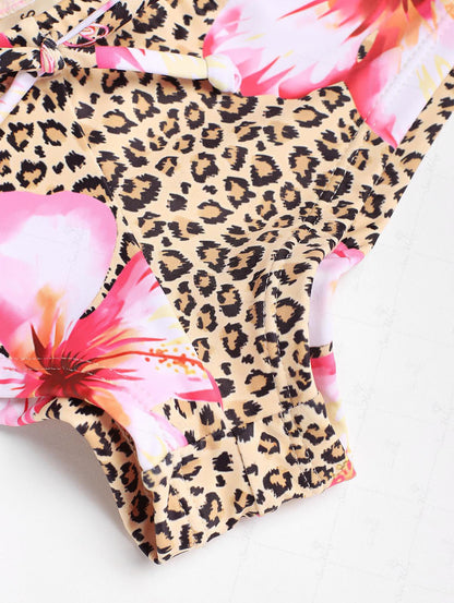 Alma | Short de bikini con motivo selvático y floral
