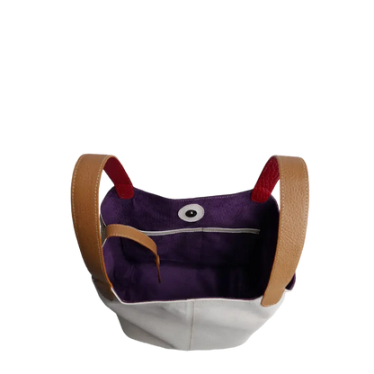 Bolso de Cuero de Cebra Eva para Mujeres x Talk