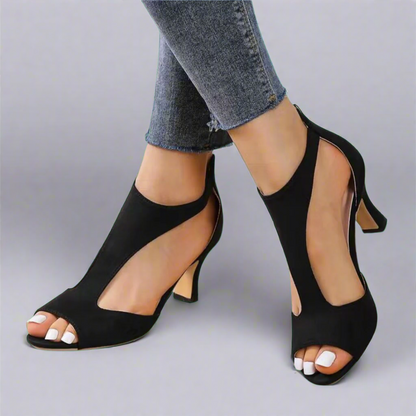 Débora | Sandalias Elegantes de Punta Abierta