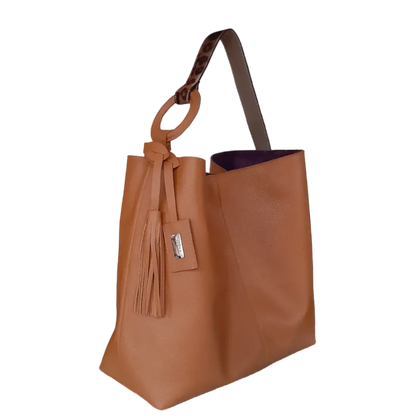 Bolso de Mano de Cuero para Mujer Nora Honig