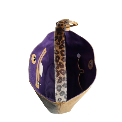 Bolso de Mano de Cuero para Mujer Nora Honig