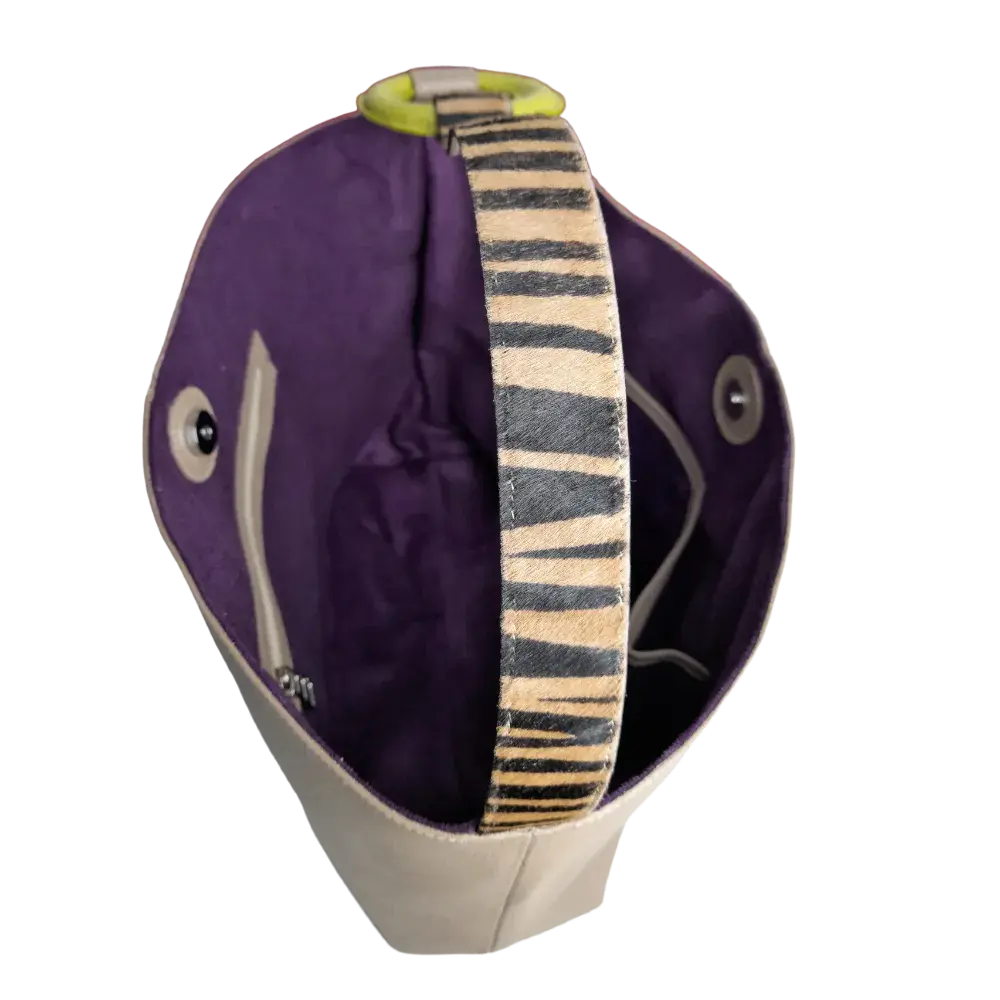 Bolso de Cuero para Mujer Nora Taupe