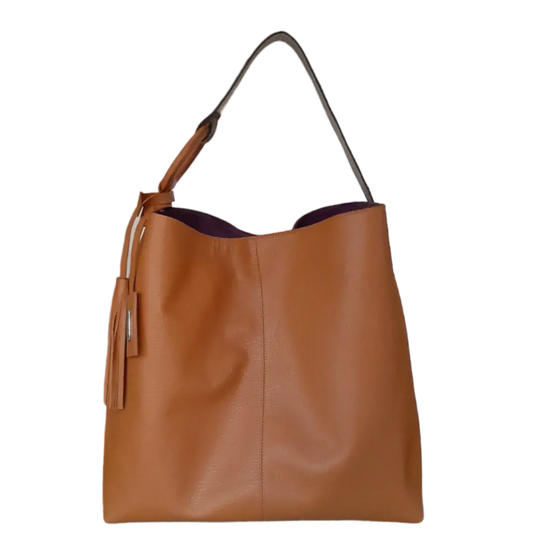 Bolso de Mano de Cuero para Mujer Nora Honig