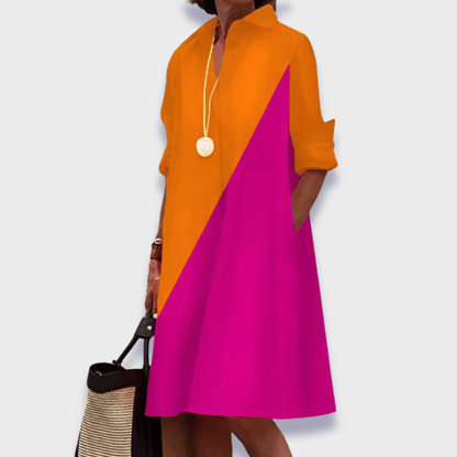 BETTINA™ | Vestido tipo polo elegante y casual